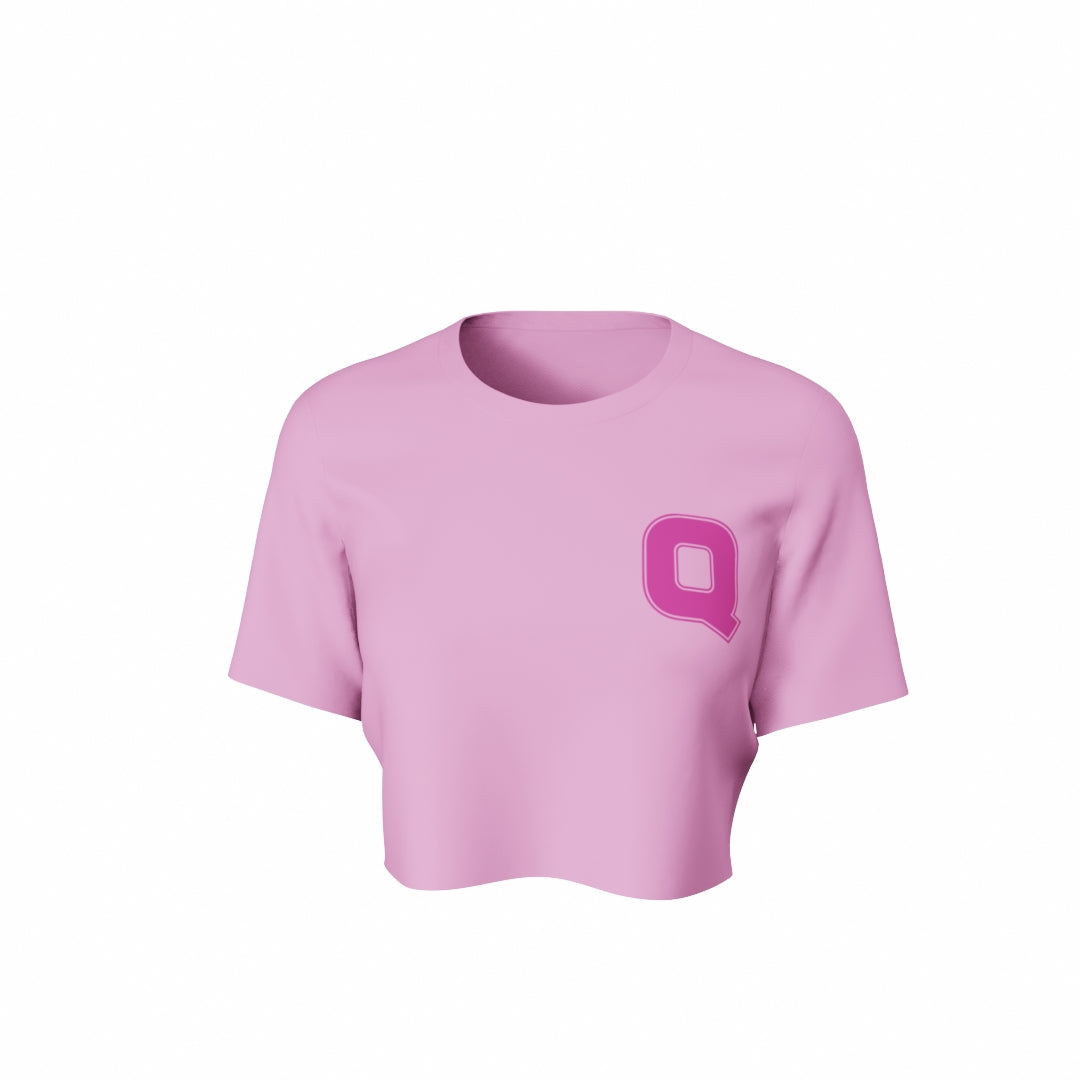 Crop Top- RetroQ- Rosa