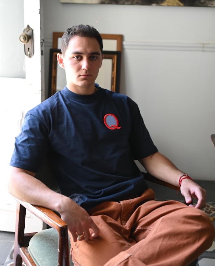 T-shirt Q | Azul Marino